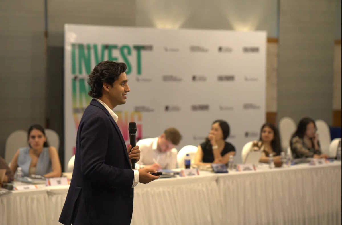 Sudhanshu Kaushik addressing delegates